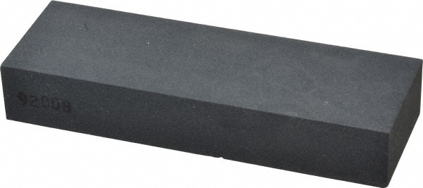 Made in USA U122 Sharpening Stone: 5/8 Thick, Rectangle, Silicon Carbide Image