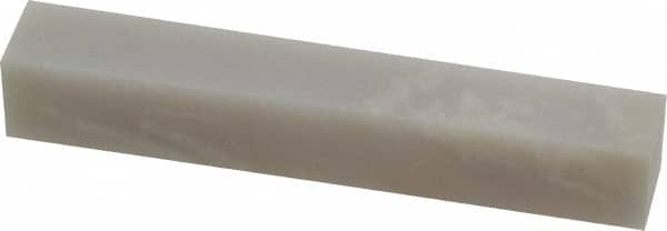Norton Sharpening Stone: 1/2' Thick, Rectangle, Ceramic Alumina - Fine Grade, White | Part #69078643678
