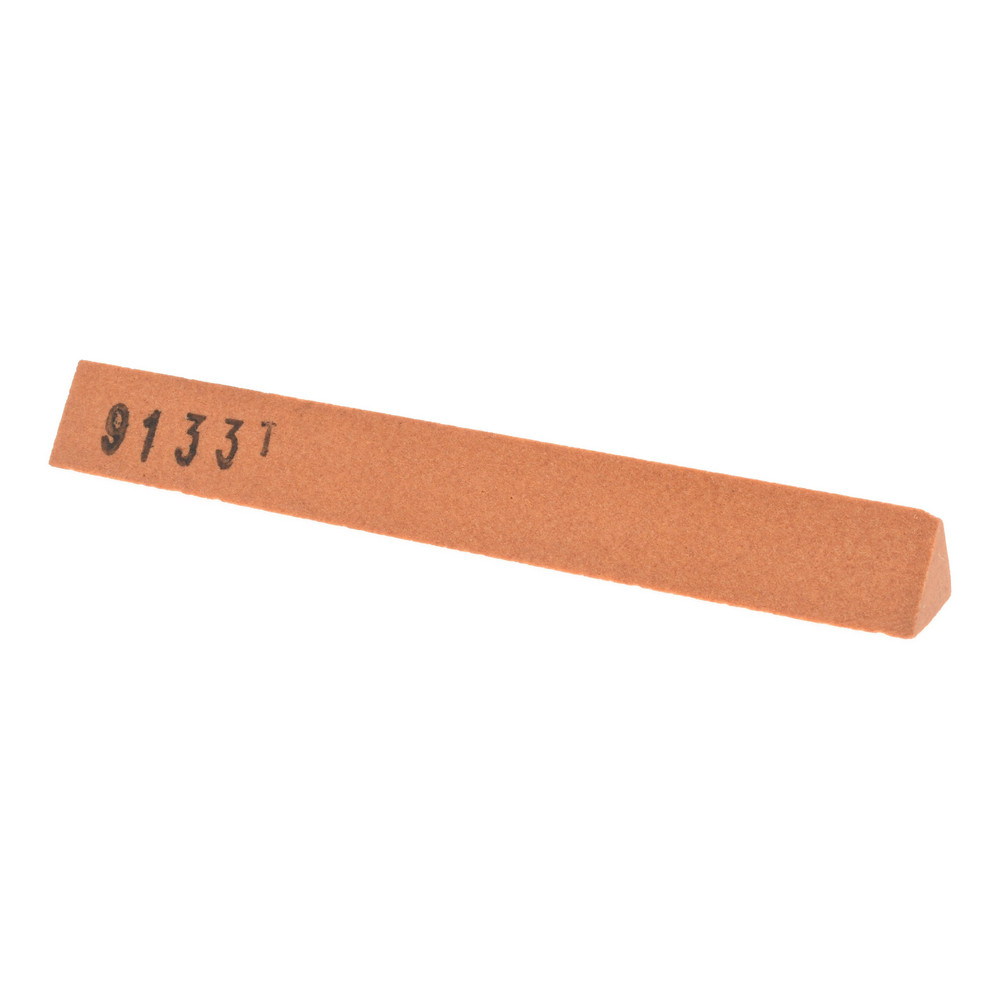 Sharpening Stone: 1/2'' Thick, Triangle, Aluminum Oxide