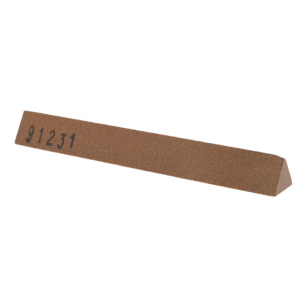 Sharpening Stone: 1/2'' Thick, Triangle, Aluminum Oxide