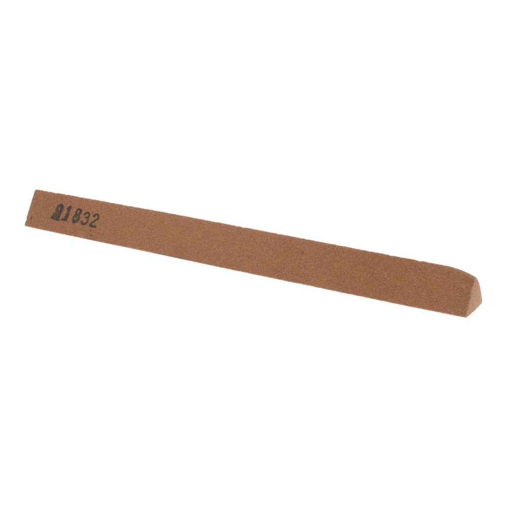 Sharpening Stone: 1/2'' Thick, Triangle, Aluminum Oxide