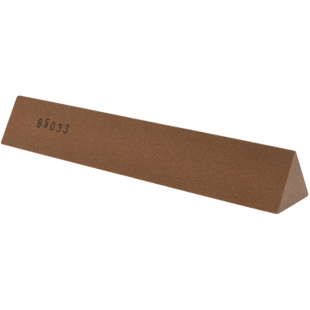 Sharpening Stone: 1'' Thick, Triangle, Aluminum Oxide