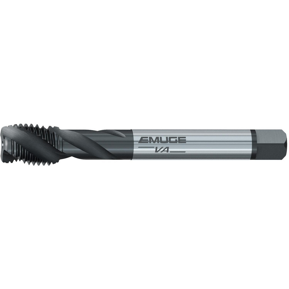 Spiral Flute Tap: 1-1/8-12 UNF, 4 Flutes, Modified Bottoming, 3B Class of Fit, Cobalt, Oxide Coated