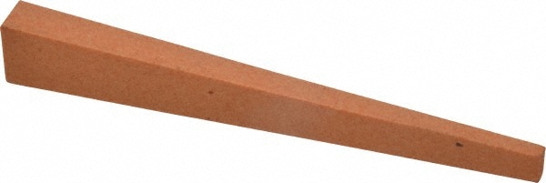 Sharpening Stone: 1/4'' Wide, Flat Tapered, Aluminum Oxide