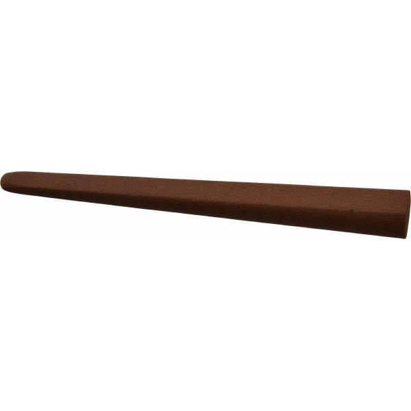 Sharpening Stone: 1/4'' Wide, Oval Tapered, Aluminum Oxide