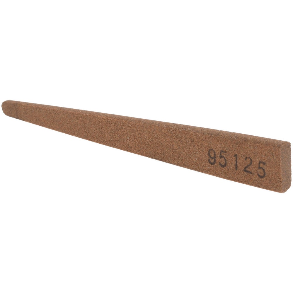 Sharpening Stone: 3/16'' Wide, Oval Tapered, Aluminum Oxide