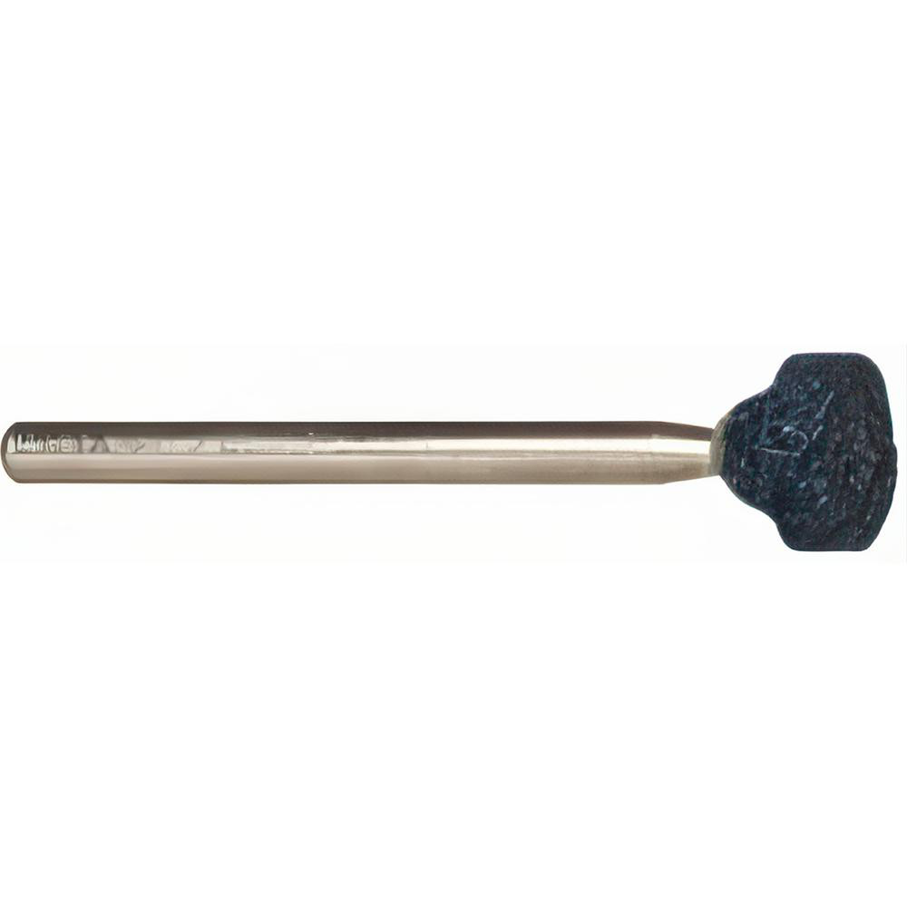 Mounted Point: 1/8" Thick, 1/8" Shank Dia, W173, 60 Grit, Medium