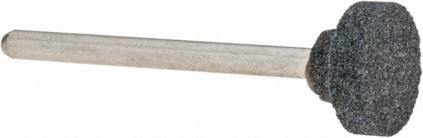 Made in USA | Grier Abrasives Mounted Point: 1/8" Thick, 1/8" Shank Dia, W182, 60 Grit, Medium - Blue, Aluminum Oxide, 1-1/2" Shank Length | 200-Pack