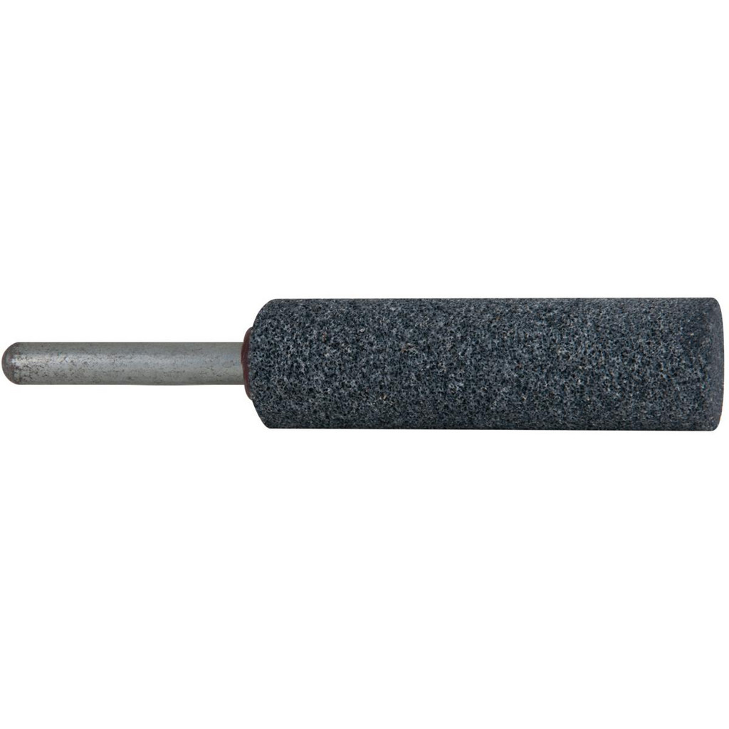 Made in USA | Grier Abrasives Mounted Point: 2-1/2" Thick, 1/4" Shank Dia, W209, 60 Grit, Medium - Blue, Aluminum Oxide, 1-1/2" Shank Length