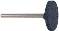 Made in USA | Grier Abrasives Mounted Point: 1/8" Thick, 1/8" Shank Dia, W211, 60 Grit, Medium - Blue, Aluminum Oxide, 1-1/2" Shank Length | 200-Pack