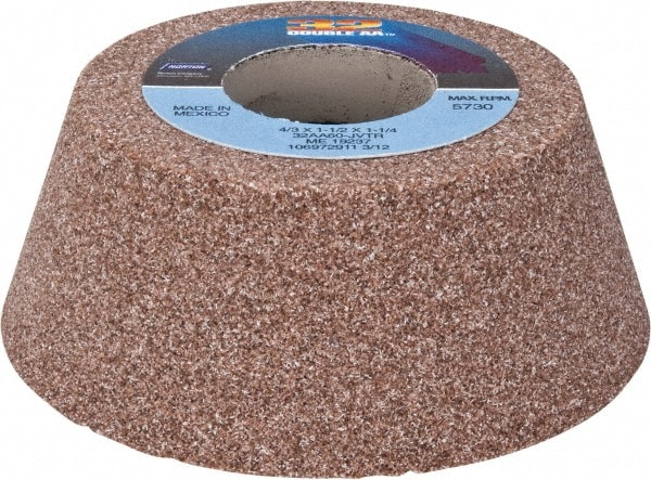 Norton 66243529875 Tool & Cutting Grinding Wheel: 4" Dia, 60 Grit, J Hardness, Type 11 Image