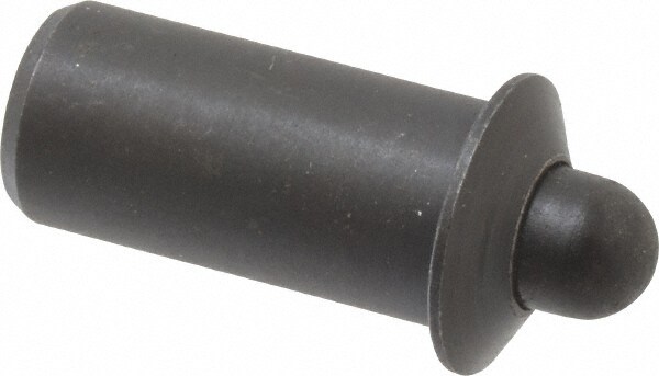0.786" Body Len x 3/8" Body Diam, 0.234" Plunger Diam, 2.5 Lb Init to 7 Lb Final End Force, 0.786" Len Under Flange, Steel Press Fit Spring Plunger
