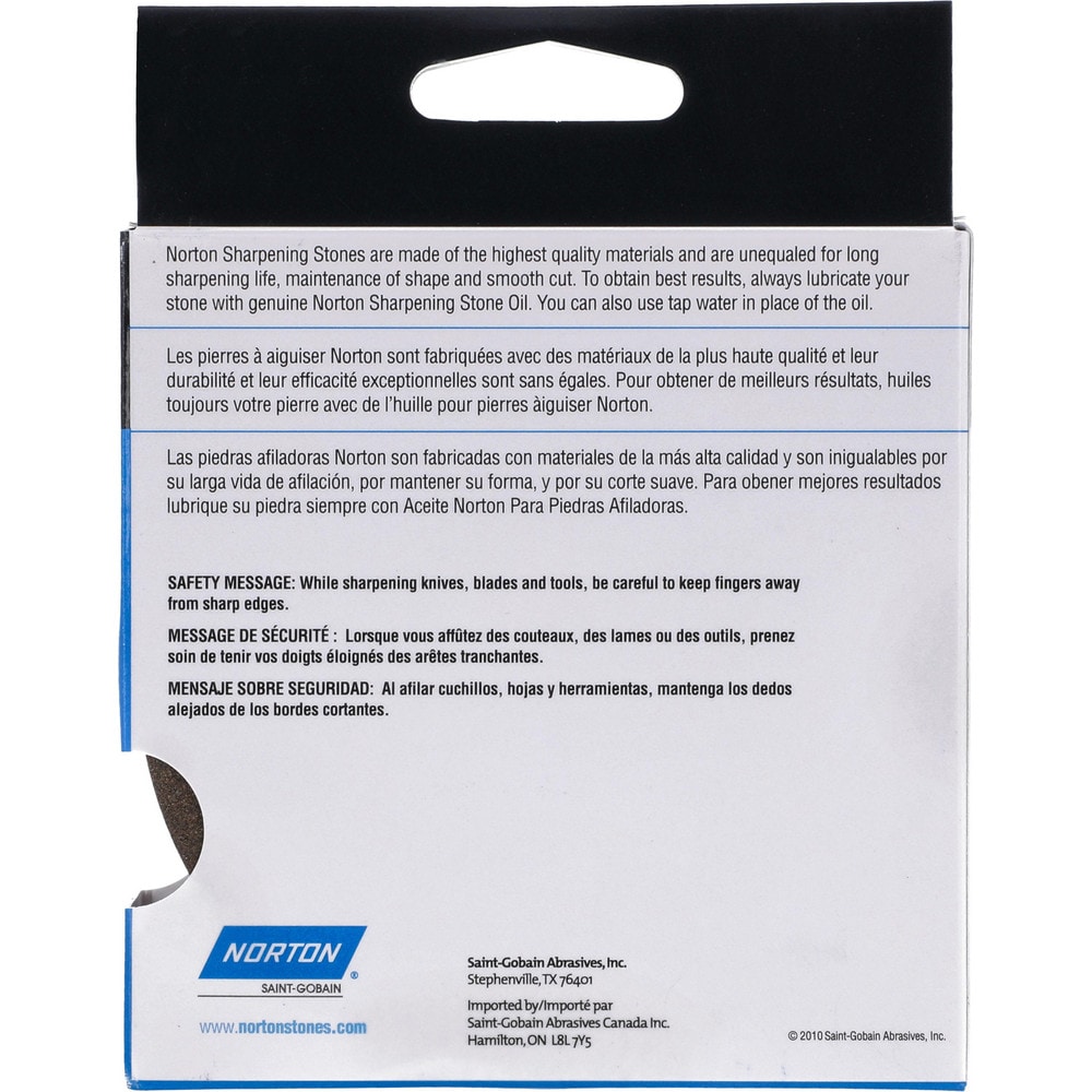 Norton - Sharpening Stone: 1'' Thick, Round | MSC Direct Norton - Sharpening Stone: 1'' Thick, Round | MSC Direct