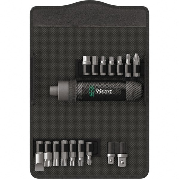 Wera 5072017001 Socket Drivers; Tool Type: Impact Driver Set ; Number of Pieces: 17 ; Case Type: Canvas Roll ; PSC Code: 5120 