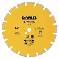 Dewalt DW4746 Wet & Dry Cut Saw Blade: 14" Dia, 1" Arbor Hole 