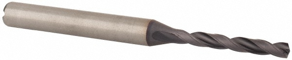 Kennametal 2425290 Jobber Length Drill Bit: 0.126" Dia, 140 &deg;, Solid Carbide Image