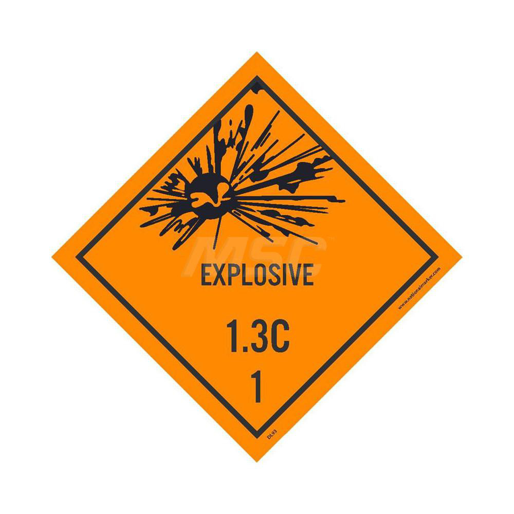 AccuformNMC - 25 Qty 1 Pack Explosives 1.3L Shipping Label - 05197264 ...