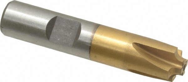 Value Collection 183-6809 Corner Rounding End Mill: 3/32" Radius, 1/2" Diam, 4 Flutes, High Speed Steel Image