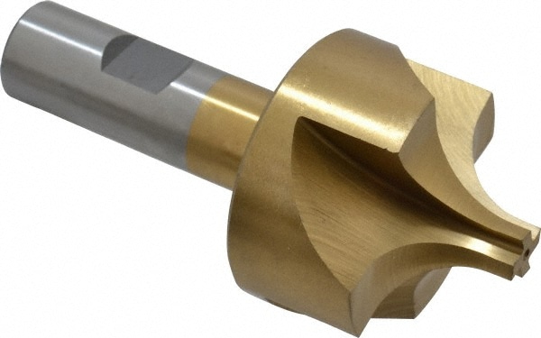 Value Collection 183-6379 Corner Rounding End Mill: 19/32" Radius, 1-15/16" Diam, 4 Flutes, High Speed Steel Image