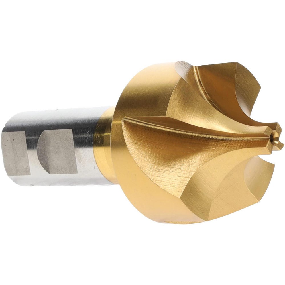 Corner Rounding End Mill: 21/32" Radius, 1-15/16" Dia, 4 Flutes, High Speed Steel