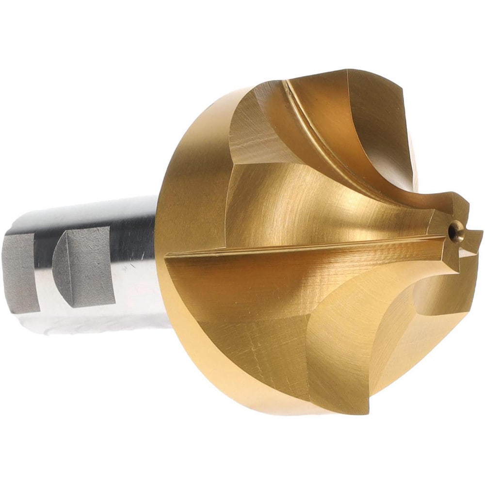 Corner Rounding End Mill: 11/16" Radius, 2-1/4" Dia, 4 Flutes, High Speed Steel