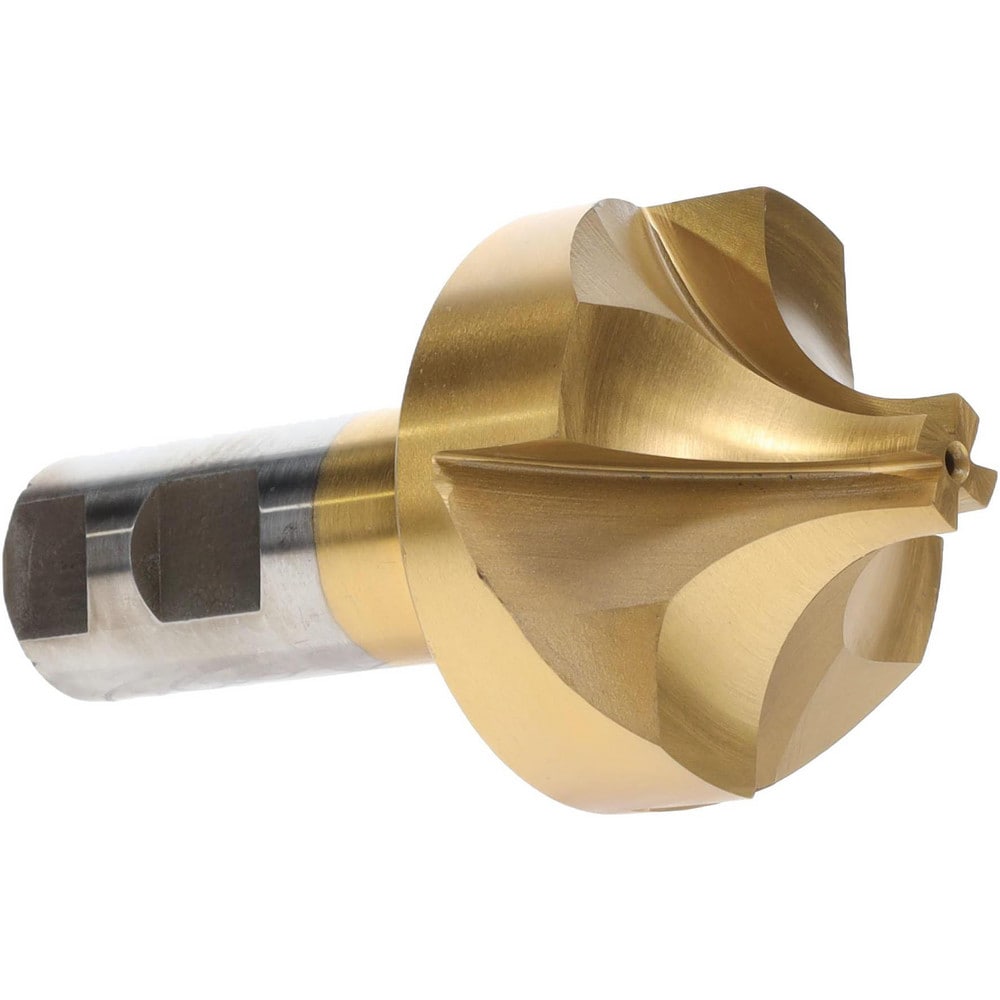 Corner Rounding End Mill: 23/32" Radius, 2-1/4" Dia, 4 Flutes, High Speed Steel