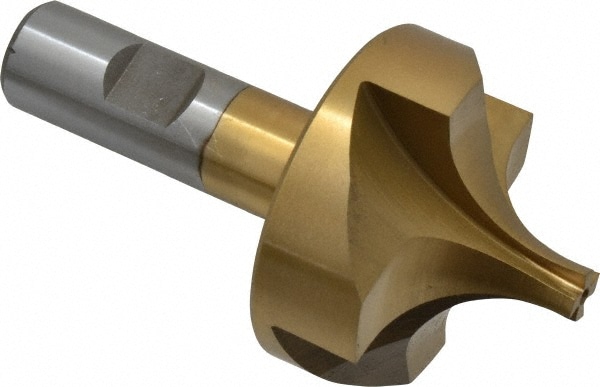 Value Collection 183-6480 Corner Rounding End Mill: 3/4" Radius, 2-1/4" Diam, 4 Flutes, High Speed Steel Image