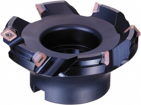 160mm Cut Diam, 2" Arbor Hole, 45° Indexable Chamfer & Angle Face Mill