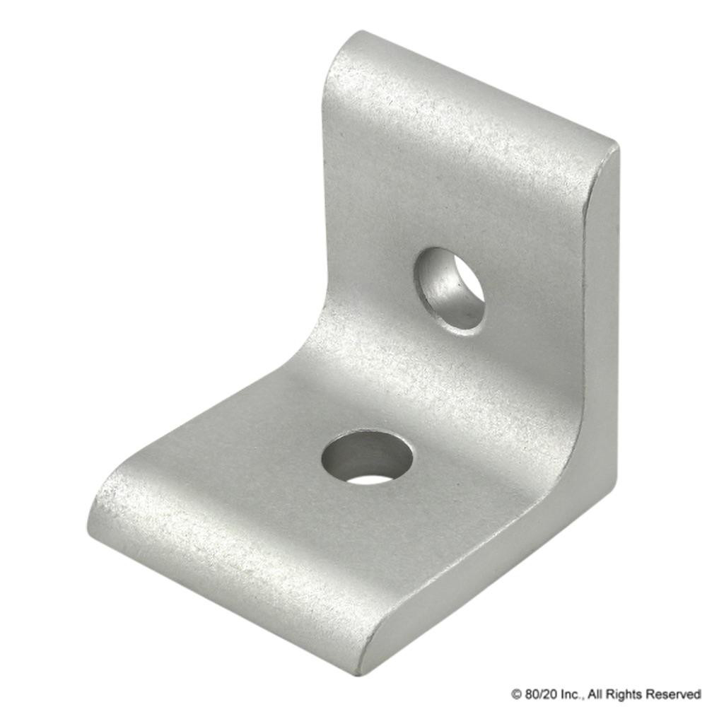 Inside Corner Bracket: Use with Series 40 & Bolt Kit 75-3422 - Aluminum, 2 Mounting Holes, 36" OAL