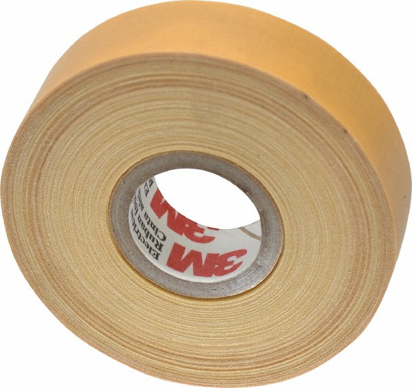 3M 3/4" x 60' x 8 mil Yellow Cotton Cloth Electrical Tape 05228457
