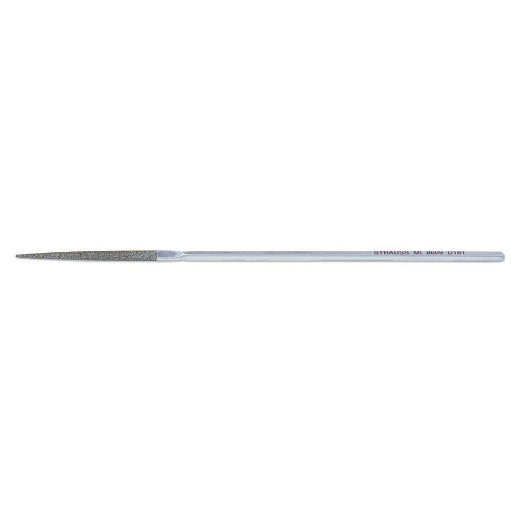 Strauss MI8609 D91 5-1/2" OAL Fine Point Needle Diamond File 