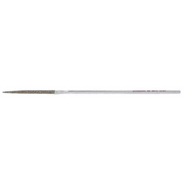 Strauss MI8610 D181 5-1/2" OAL Coarse Barrette Needle Diamond File 