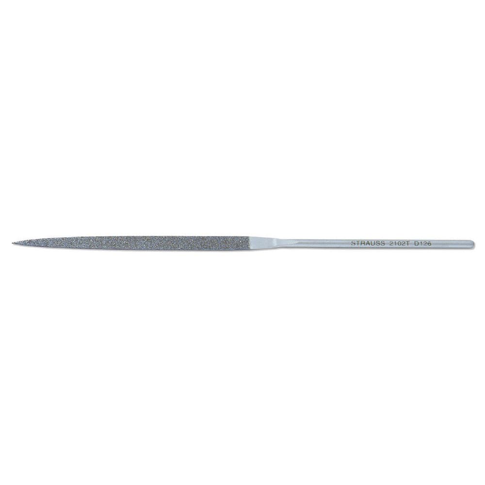Strauss 2102T D181 5-1/2" OAL Coarse Barrette Needle Diamond File 