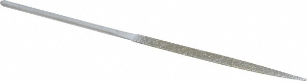 5-1/2" OAL Coarse Half Round Needle Diamond File