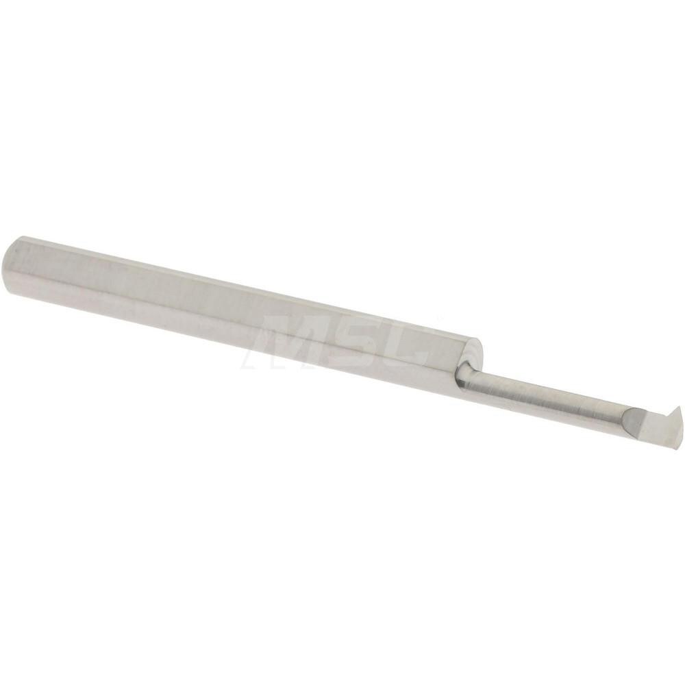 Single Point Theading Tool: 0.09" Min Thread Dia, 32 to 64 TPI, 0.4" Cut Depth, Internal, Solid Carbide