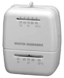 Thermostats; Thermostat Type: Economy Snap Action Thermostat; Style: Heat Only; Minimum Temperature (F): 50 0F; 50; Maximum Temperature: 90 0F; Maximum Temperature (F): 90; Minimum Voltage: 24 V; Maximum Voltage: 30 V; Amperage: 0.15 to 1.2 A; Thermostat