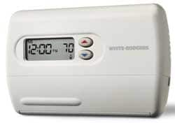 45 to 90°F, 1 Heat, 1 Cool, Standard Digital 5+1+1 Programmable Single Stage Thermostat