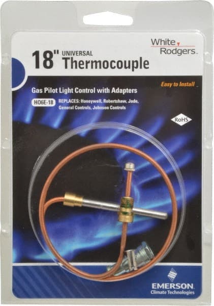 18" Lead Length Universal Replacement HVAC Thermocouple
