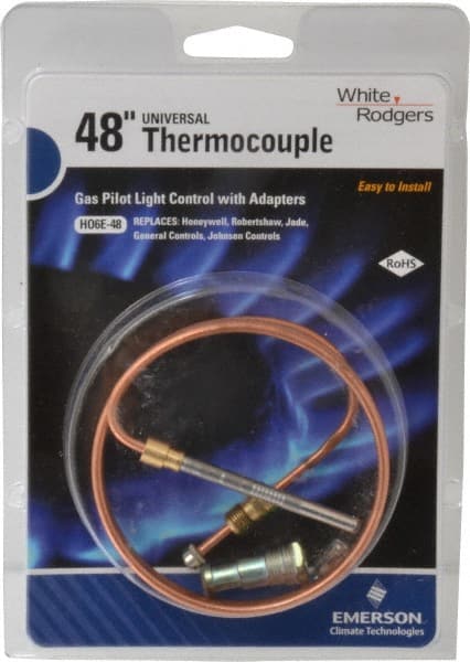 48" Lead Length Universal Replacement HVAC Thermocouple