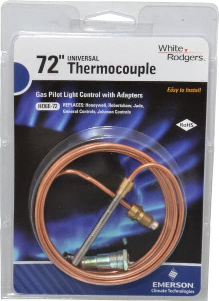 72" Lead Length Universal Replacement HVAC Thermocouple