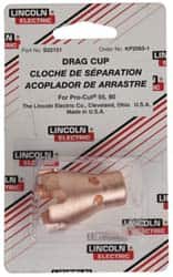 Lincoln Electric KP2065-1 Plasma Cutter Cutting Tips, Electrodes, Shield Cups, Nozzles & Accessories; Accessory Type: Drag Cup ; Type: Drag Cup ; For Use With: Pro-Cut 55 Plasma Cutter 