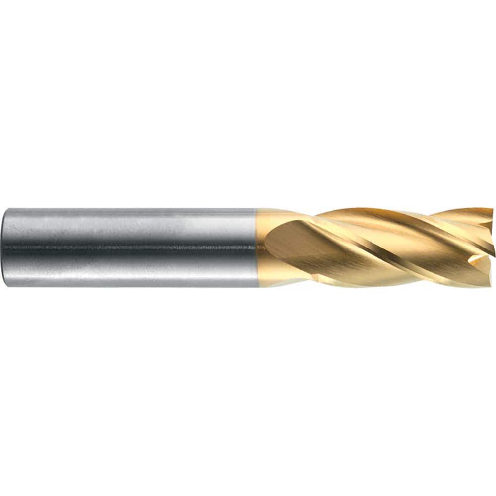 RobbJack ST-430-06-T Square End Mill: 3/16 Dia, 5/8 LOC, 3/16 Shank Dia, 2 OAL, 4 Flutes, Solid Carbide 