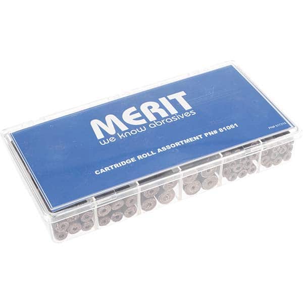 Merit Abrasives 8834181061 120 Piece Aluminum Oxide Cartridge Roll Set 