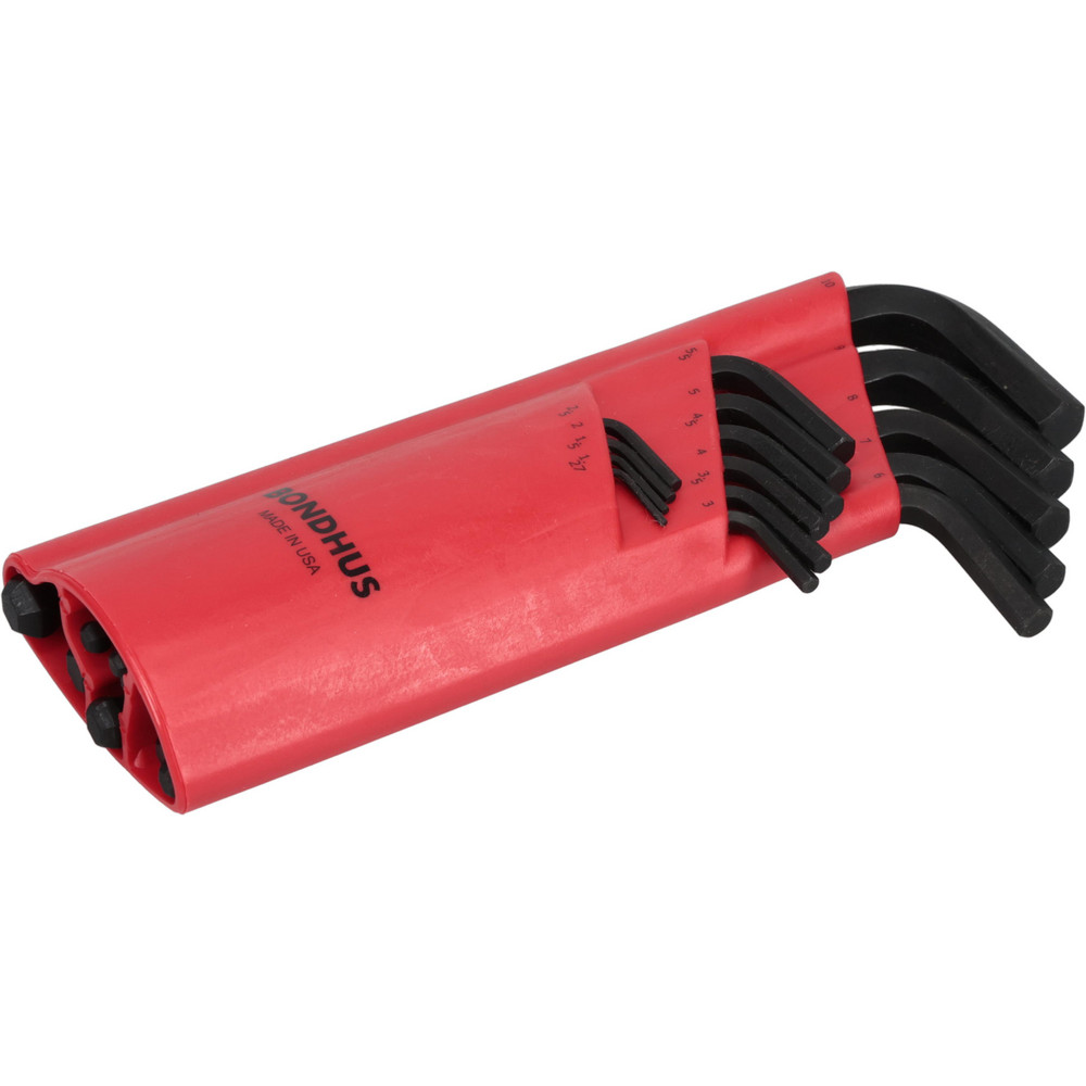 15 Piece L-Key Ball End Hex Key Set - Hex Range 1.27 to 10mm