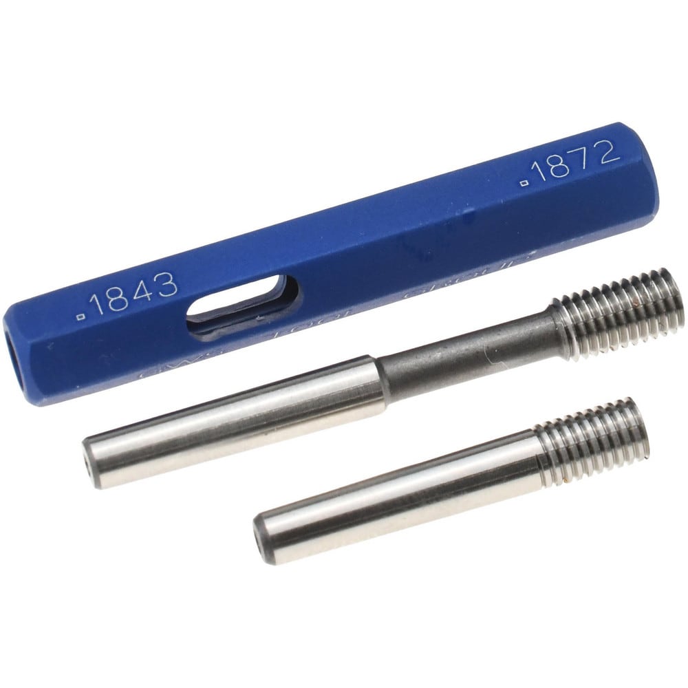 8-32 Thread, High Speed Tool Steel, Class 2B, Screw Thread Insert Go/No Go Gage