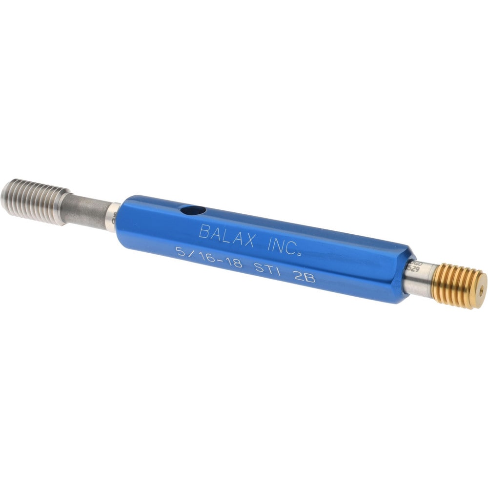 5/16-18 Thread, High Speed Tool Steel, Class 2B, Screw Thread Insert Go/No Go Gage