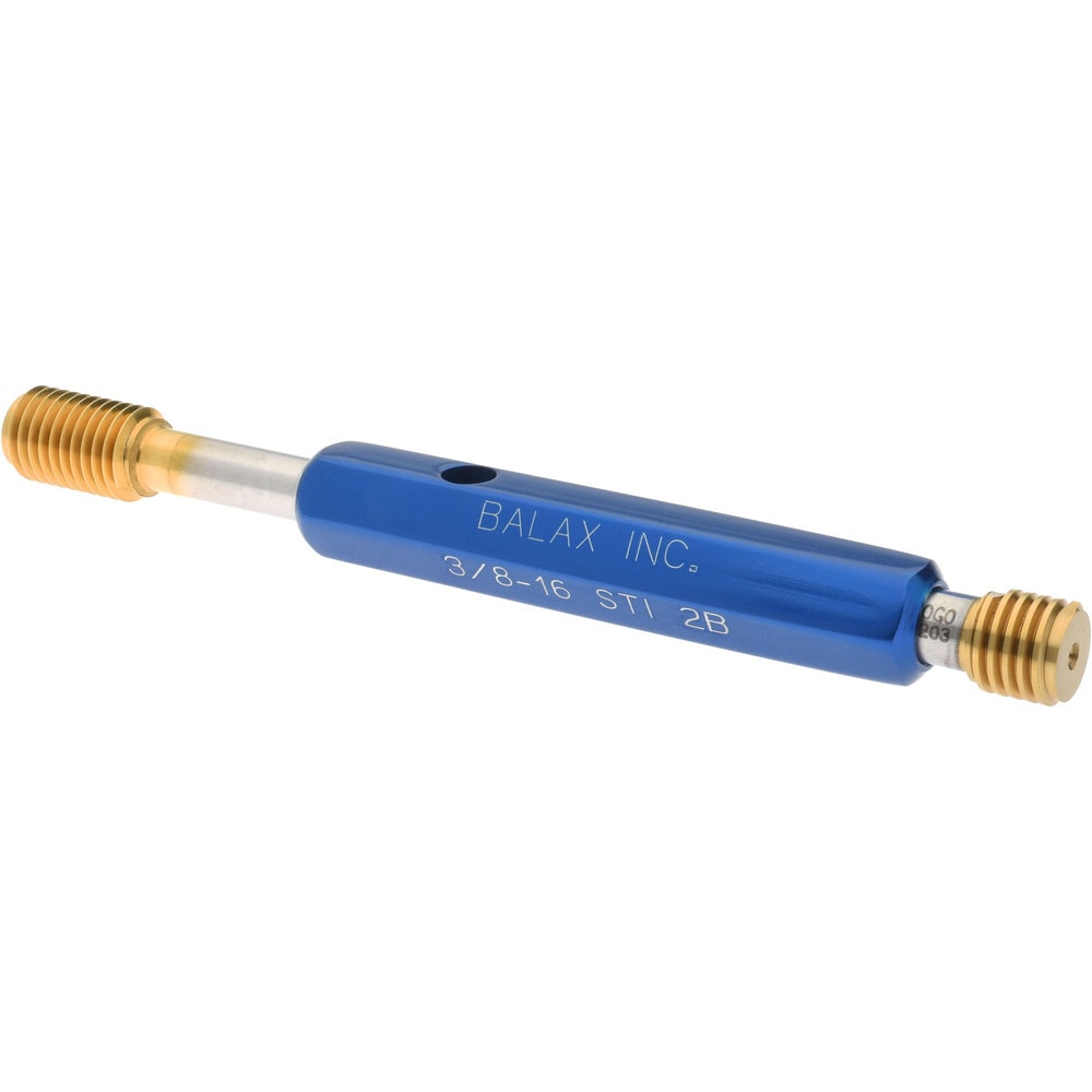 3/8-16 Thread, High Speed Tool Steel, Class 2B, Screw Thread Insert Go/No Go Gage