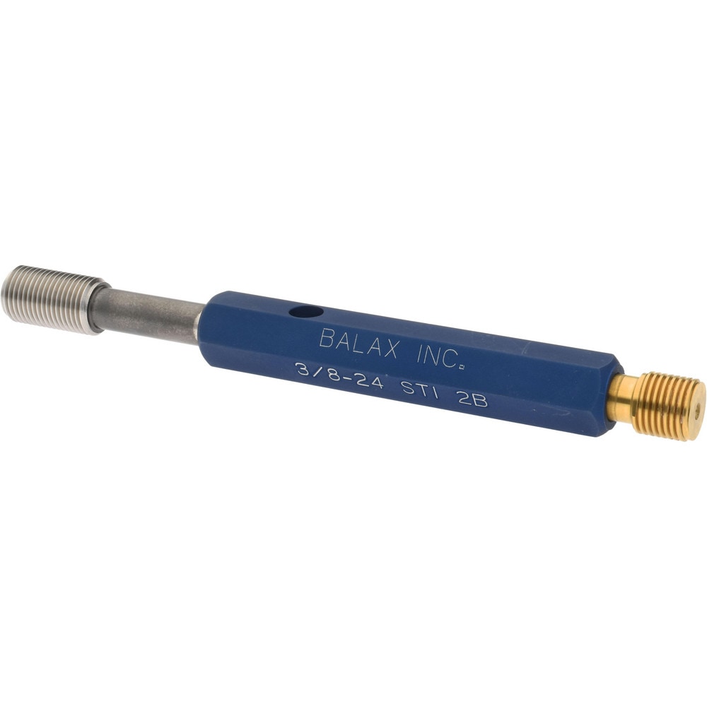 3/8-24 Thread, High Speed Tool Steel, Class 2B, Screw Thread Insert Go/No Go Gage