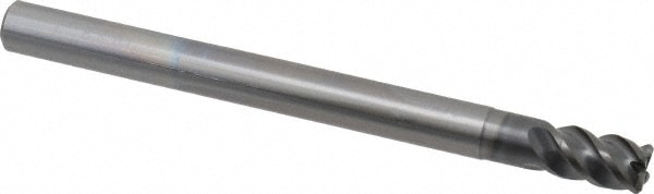 OSG 457108211 Corner Radius End Mill: 0.315" Dia, 0.4724" LOC, 0.0394" Radius, 4 Flutes, Solid Carbide Image