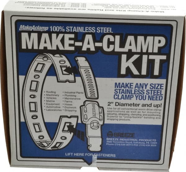 2" Diam, Hose Clamp Kit